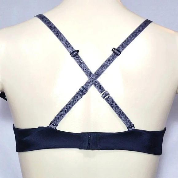 34C Lily Of France 2177200 Extreme U-Plunge UW Bra Black NWT - Picture 6 of 9